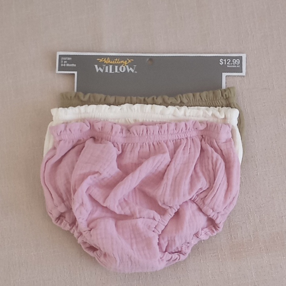 Diaper covers. set of 3. 0-3 months size